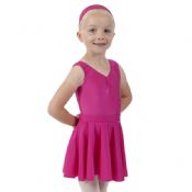 Cerise Pink Ballet Dance Circular Skirt - Nylon Lycra